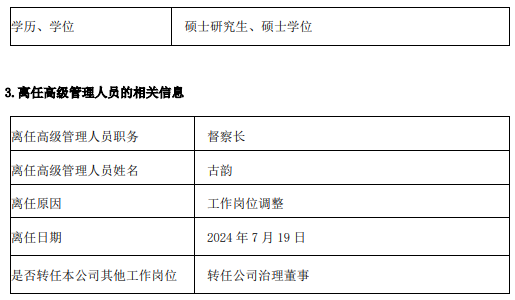 匯豐晉信基金新任周慧為督察長(zhǎng) 古韻轉(zhuǎn)任公司治理董事