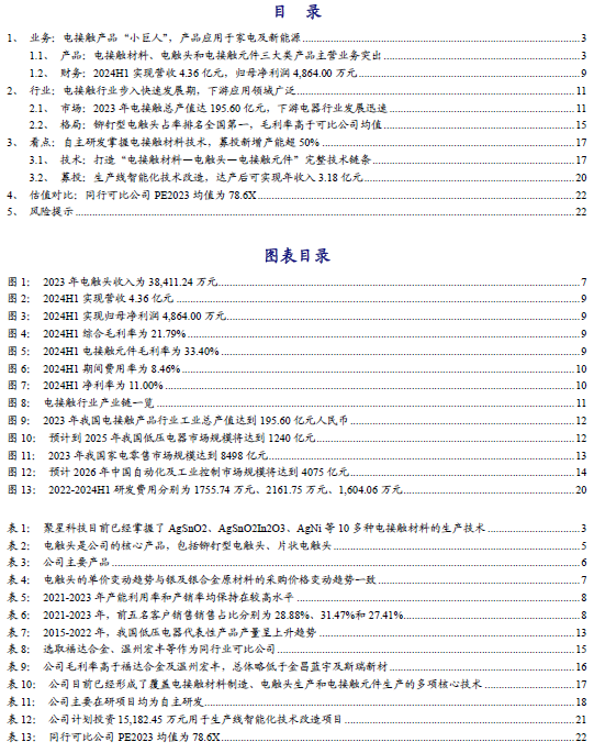 【新股申購】聚星科技：電接觸產(chǎn)品“小巨人”，細分領域市占率全國第一（920111.BJ）--開源北交所