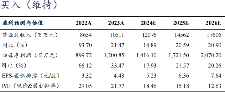 【東吳電新】科達利2024年三季報業(yè)績點評：Q3業(yè)績略超預期，盈利水平一如既往亮眼